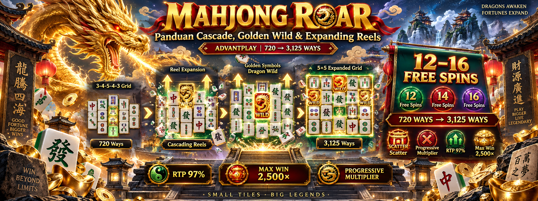 Mahjong Roar AdvantPlay